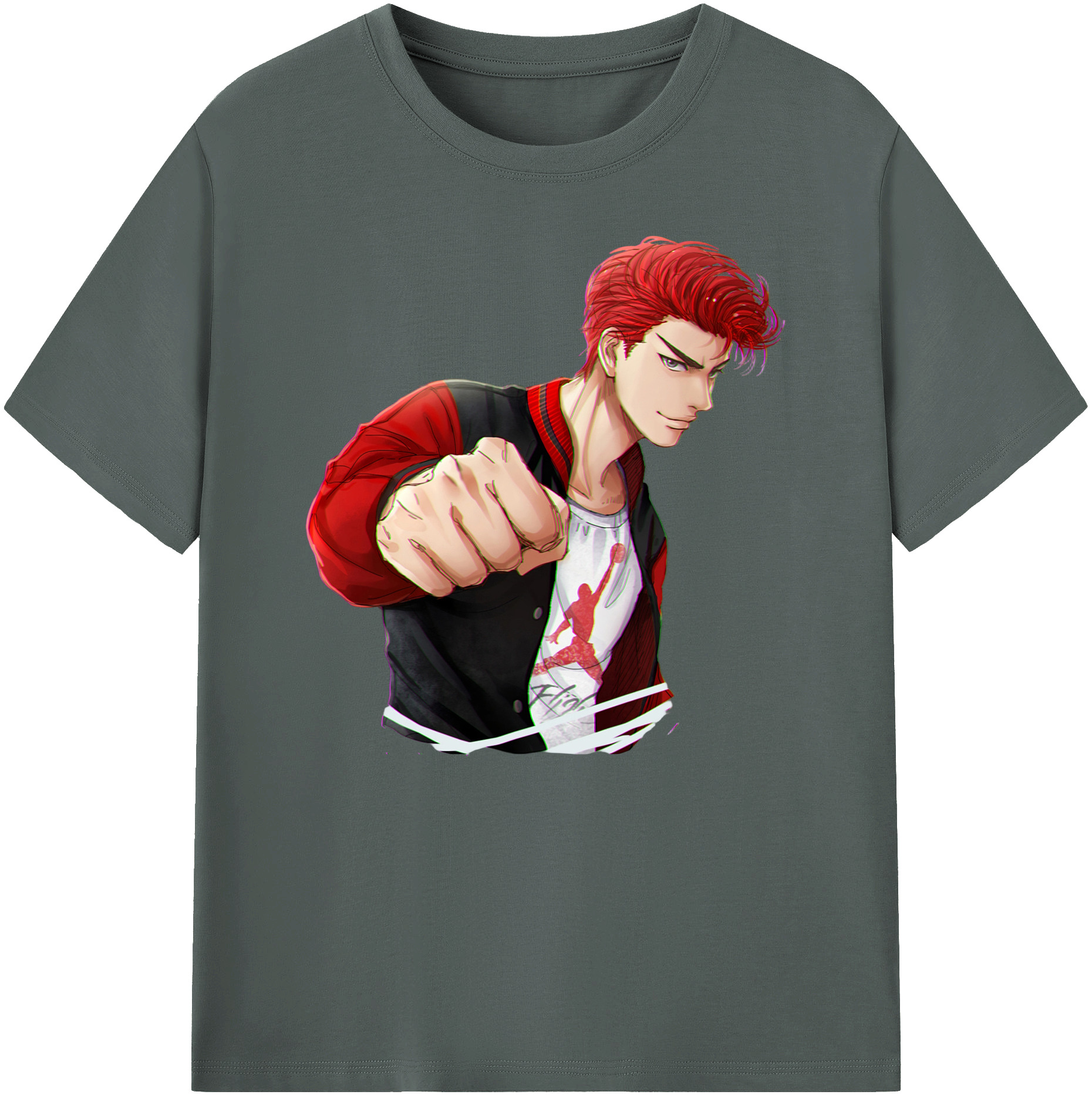 （画像用） SLAM DUNK／スラムダンク 綿100％ メンズ半袖Tシャツ｜肌触りやわらか＆通気性